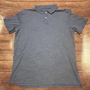 Men’s Sonoma Heathered Blue Polo Golf Shirt XLT